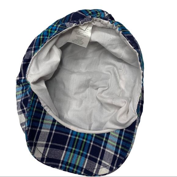 Newsboy cap 18 months blue plaid - Picture 4 of 4